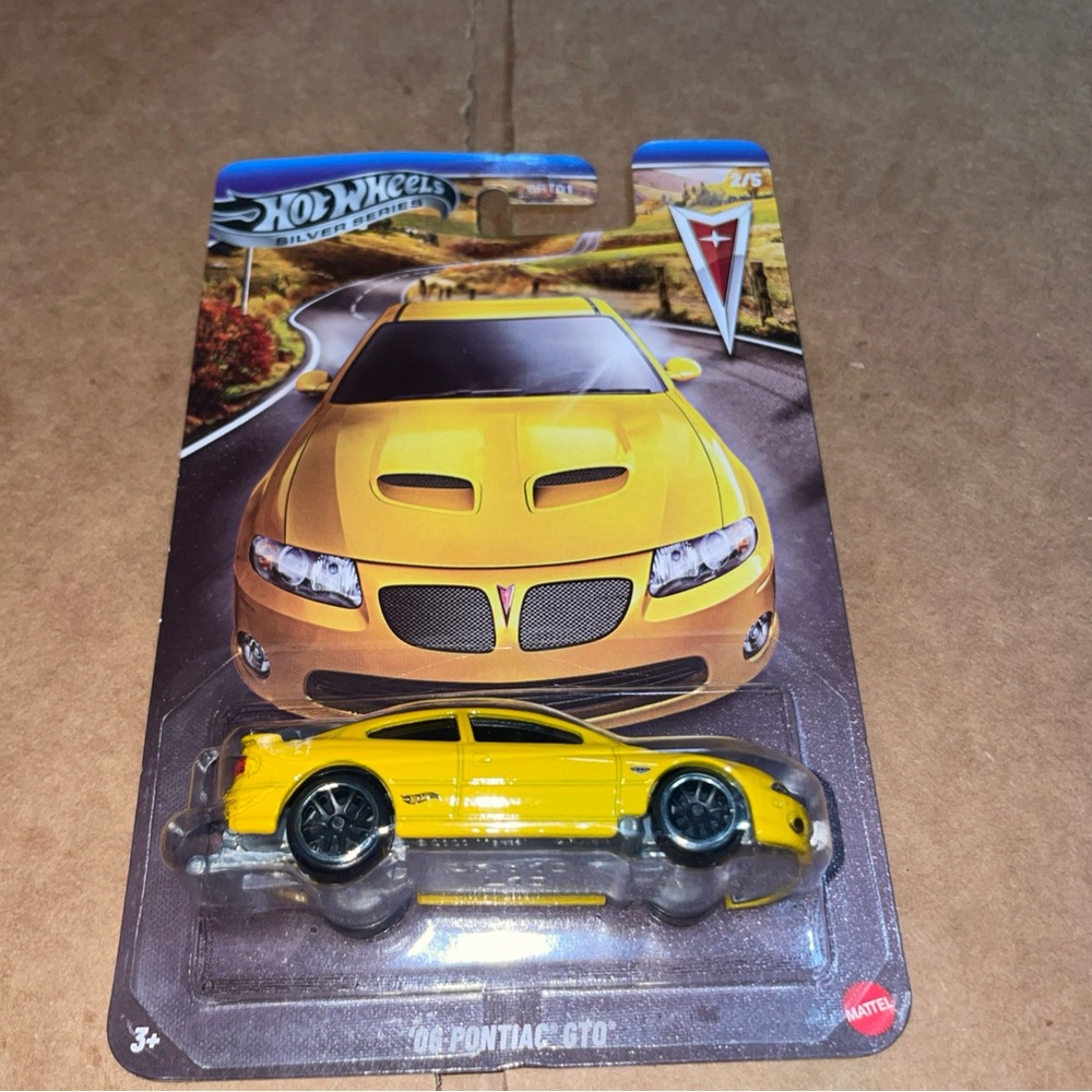 Mattel Hot Wheels Pontiac GTO Die-Cast Car - Vibrant Yellow